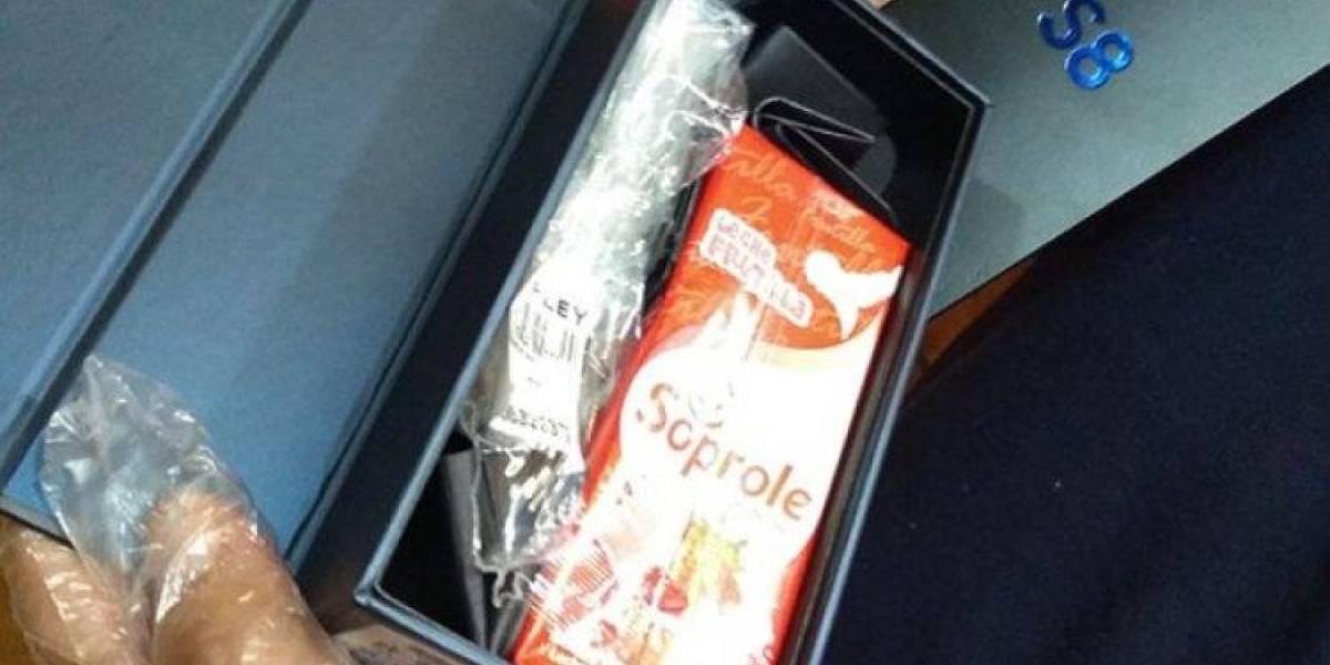 Chilexpress anunció que indemnizará a usuario que recibió una caja de leche en vez de un Galaxy S8