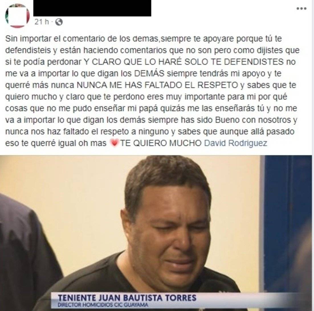 hija del hombre que asesinaron en Salinas