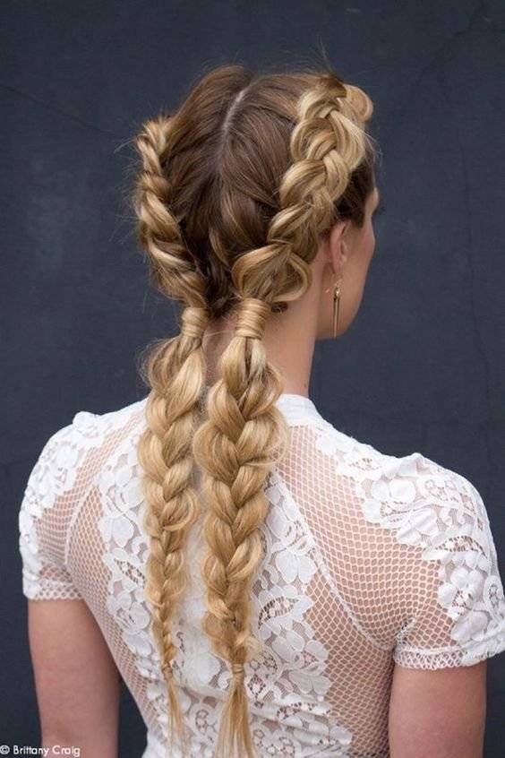 peinados de trenzas
