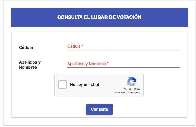 Dónde votar en las elecciones seccionales