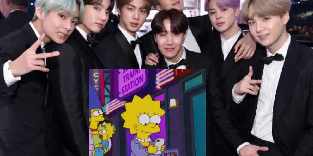La banda coreana BTS hace una pequeña aparición en Los Simpsons