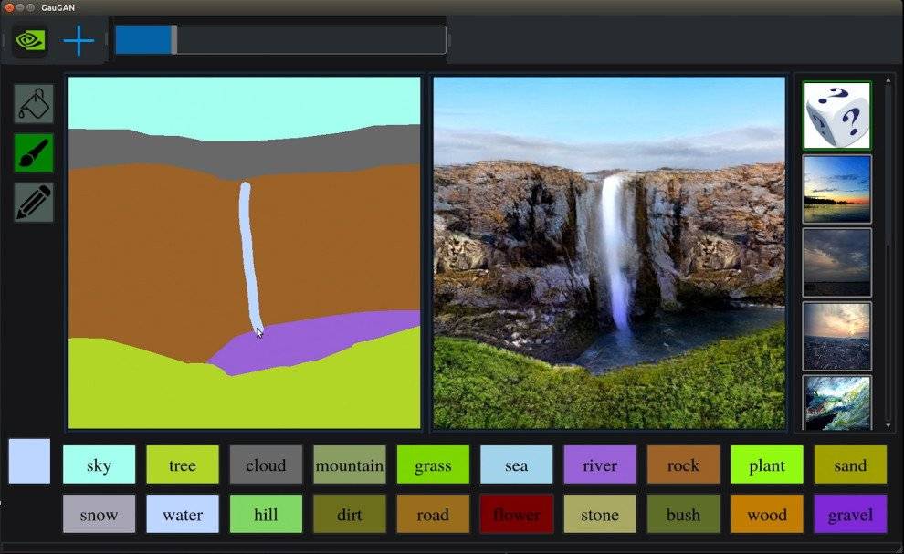 Esta increíble IA de Nvidia es capaz de convertir simples dibujos en paisajes fotorrealistas