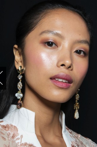 Skin glossy