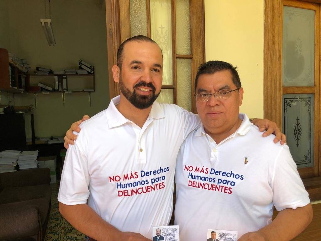 Amílcar Rivera y Erico Can, binomio presidencial del partido Victoria