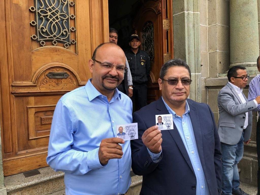 Manfredo Marroquín y Oscar Morales, binomio del partido Encuentro por Guatemala