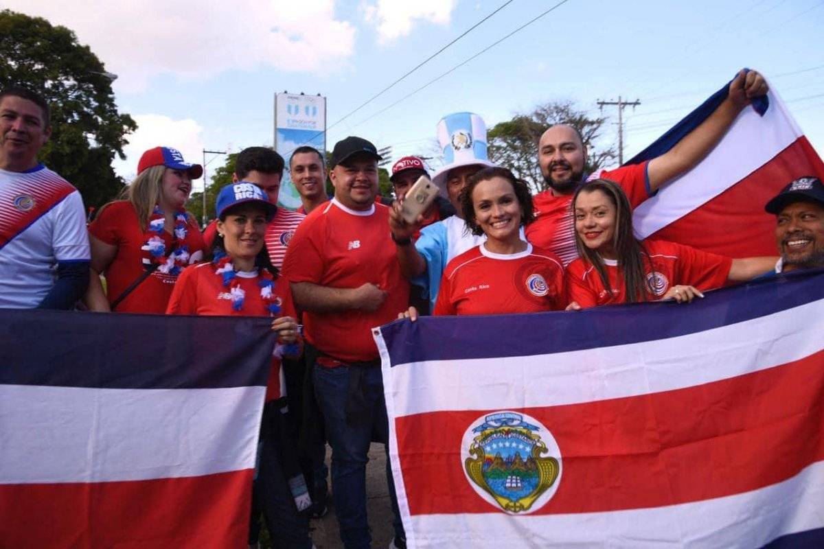 Seguridad partido Guatemala vs Costa Rica