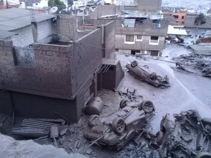 Deslave en el Pinar Alto