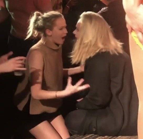 Adele y Jennifer Lawrence
