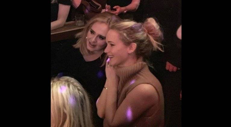 Jennnifer Lawrence y Adele