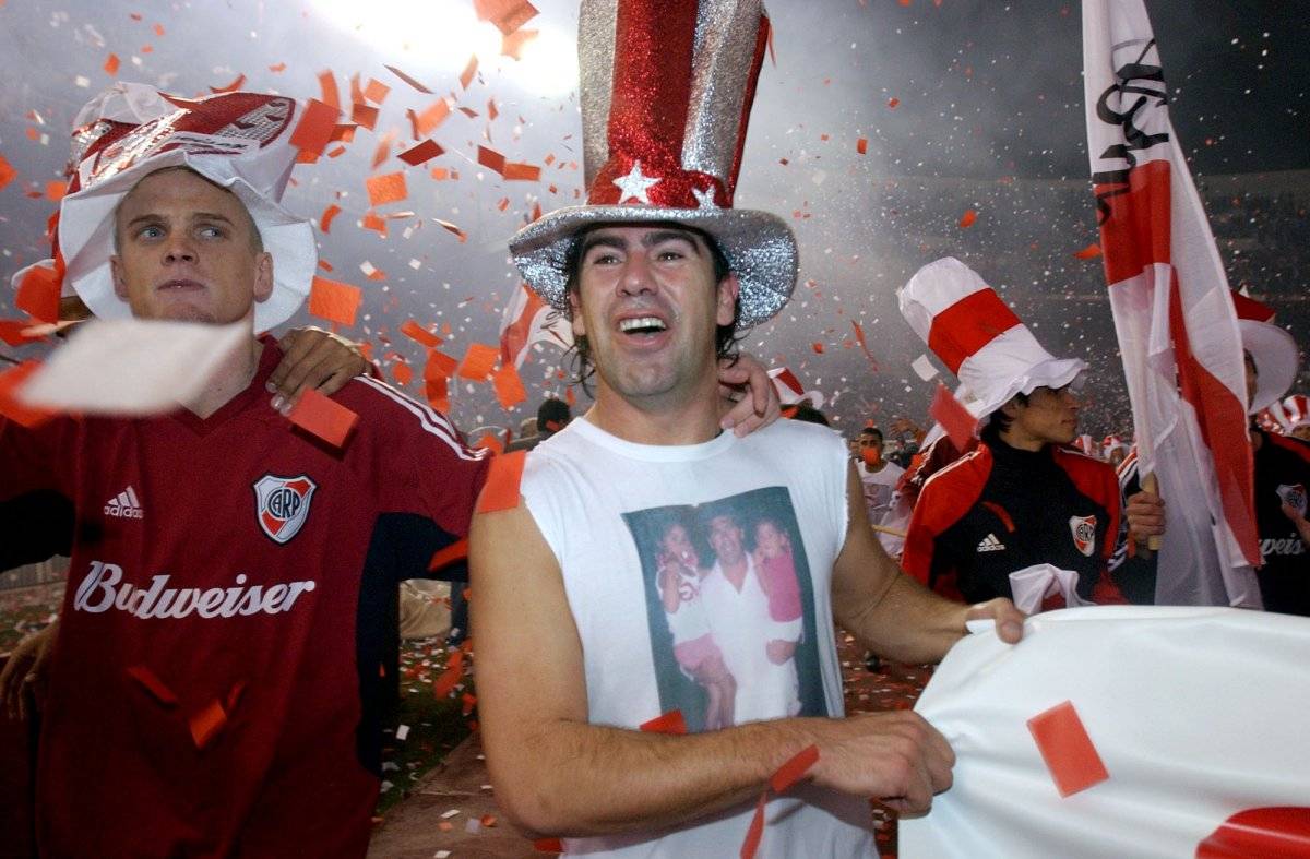 El Matador festejó con River Plate / imagen: AP
