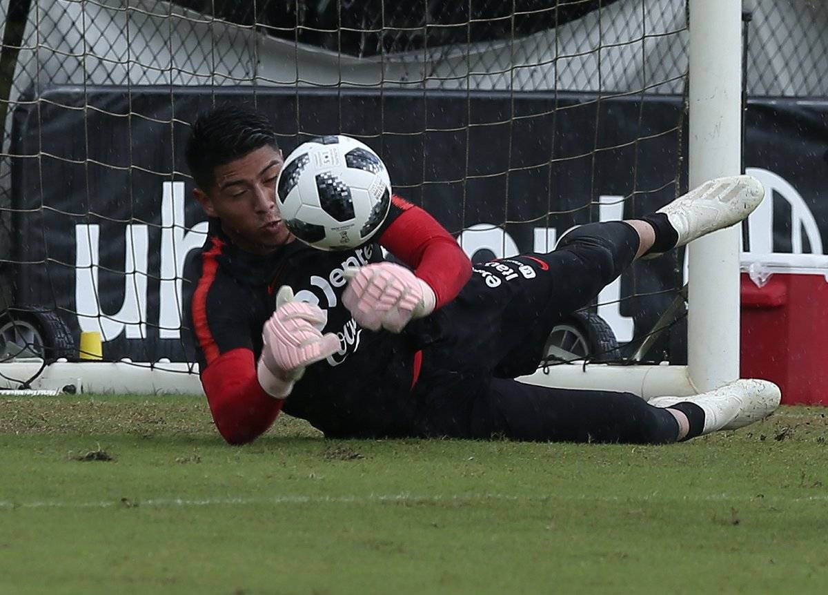El portero albo es una de las cartas de recambio en el arco de la selección /Imagen: Agencia Uno