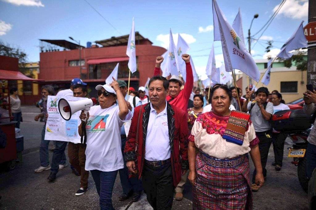 Binomio presidencial URNG-Maíz