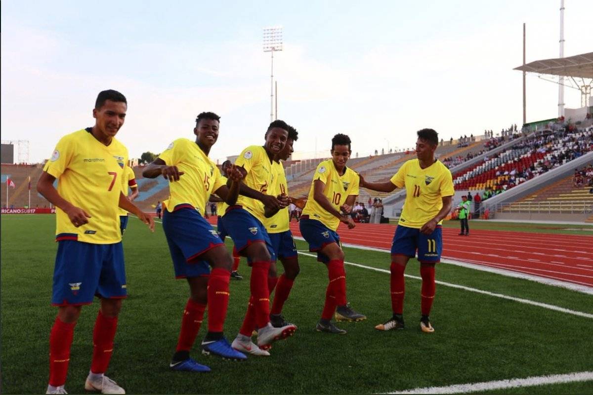 Ecuador Sub 17 remonta y clasifica a fase final del Sudamericano tras vencer por 3-2 a Chile