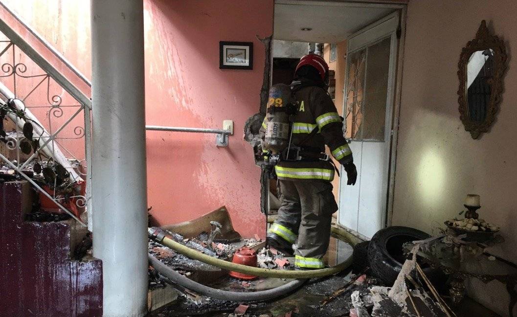 Incendio estructural en Cuenca