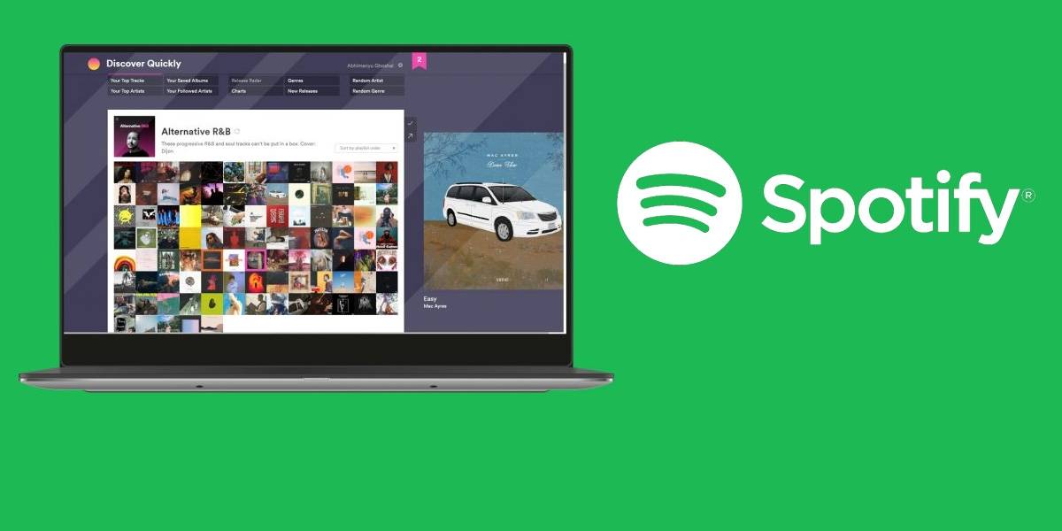 Discover Quickly encuentra música a tu medida en Spotify