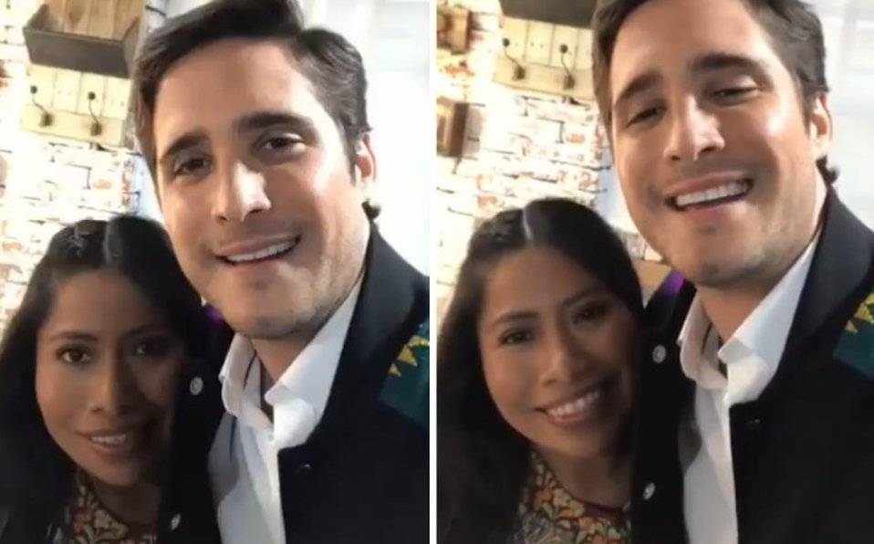 Yalitza Aparicio y Diego Boneta