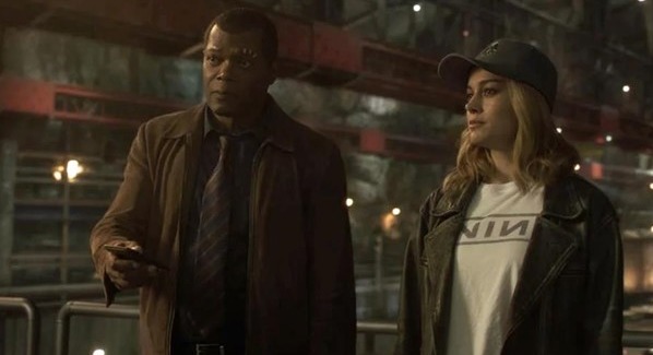 Nick Fury y Capitana Marvel