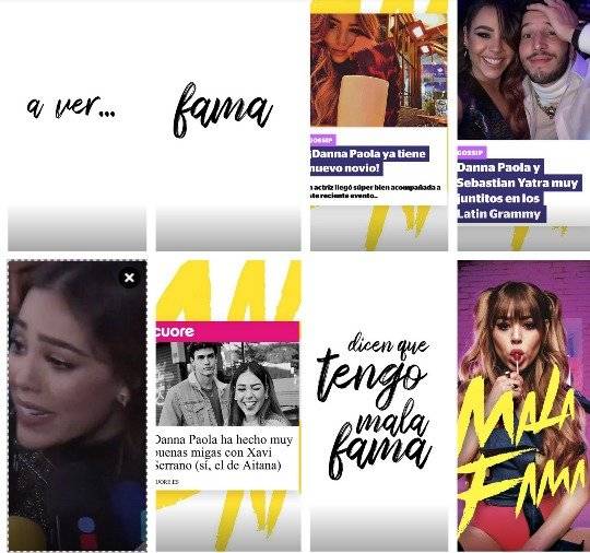 La mirada de Danna Paola.