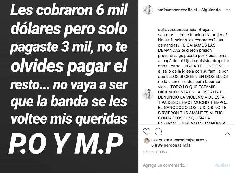 Acusaciones contra Michela Pincay