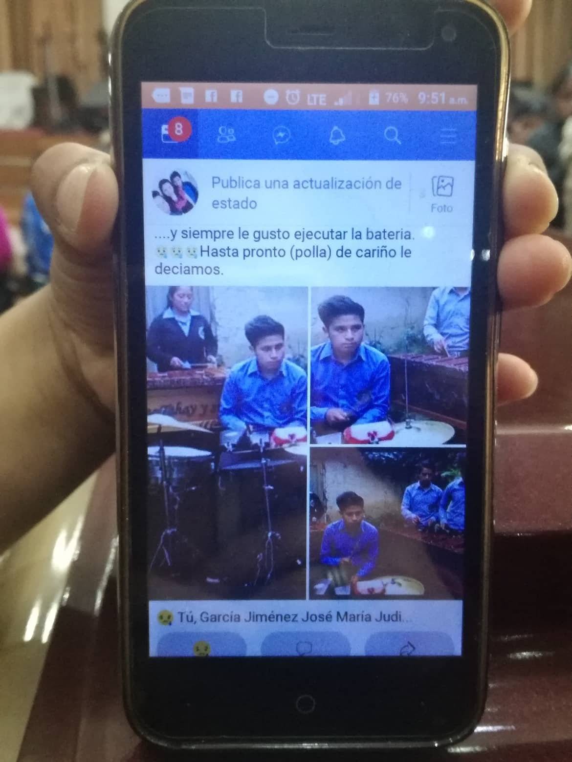 José Tambriz, de 18 años, muere en accidente en Nahualá