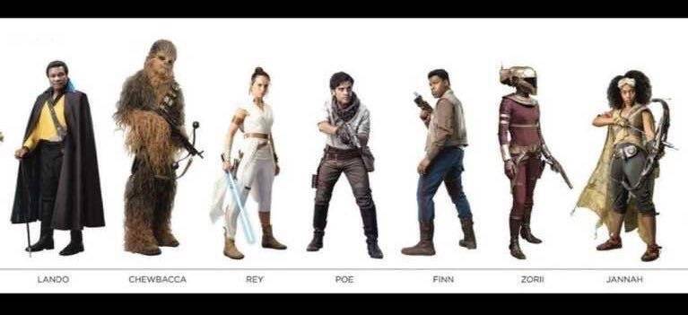 Se filtra póster y galería de personajes del Episodio IX de Star Wars