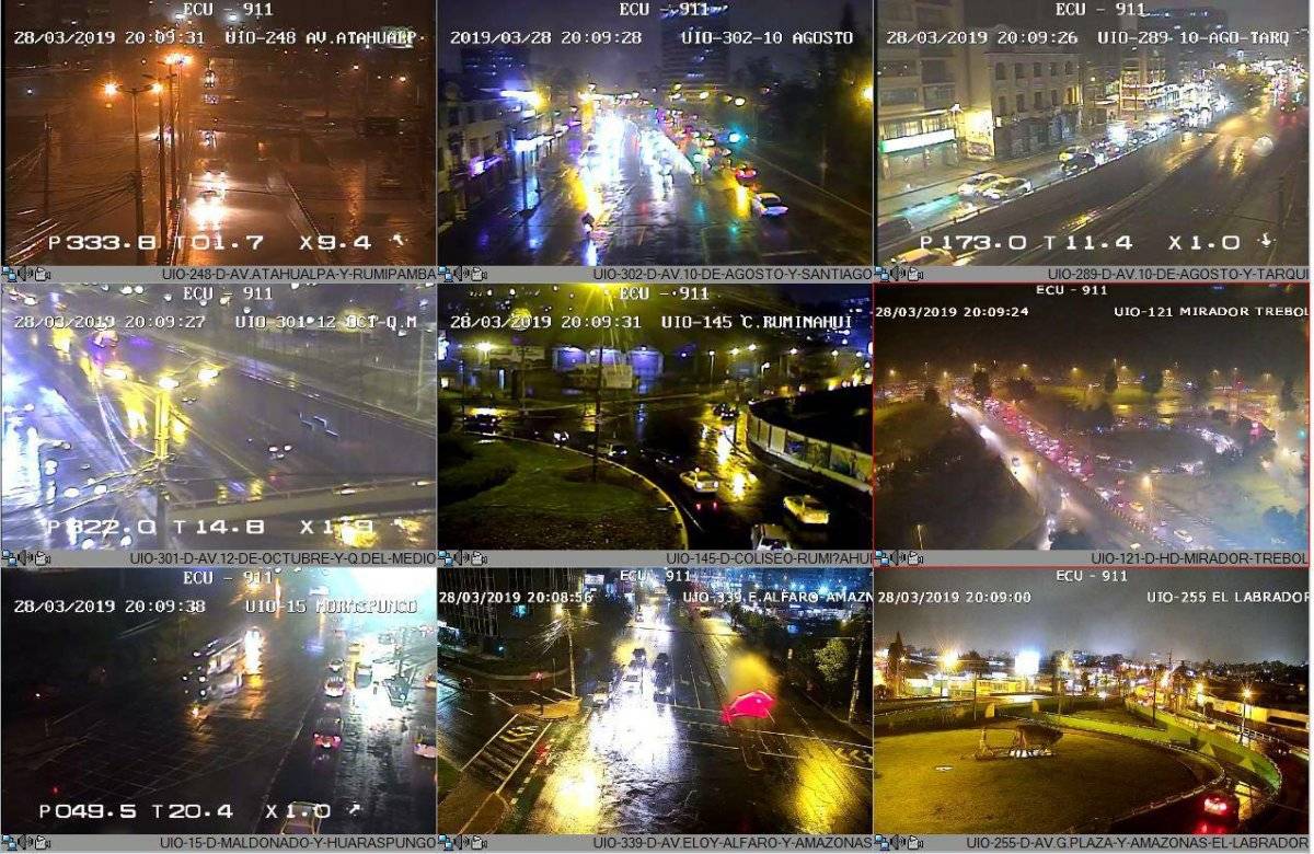 Lluvia en Quito