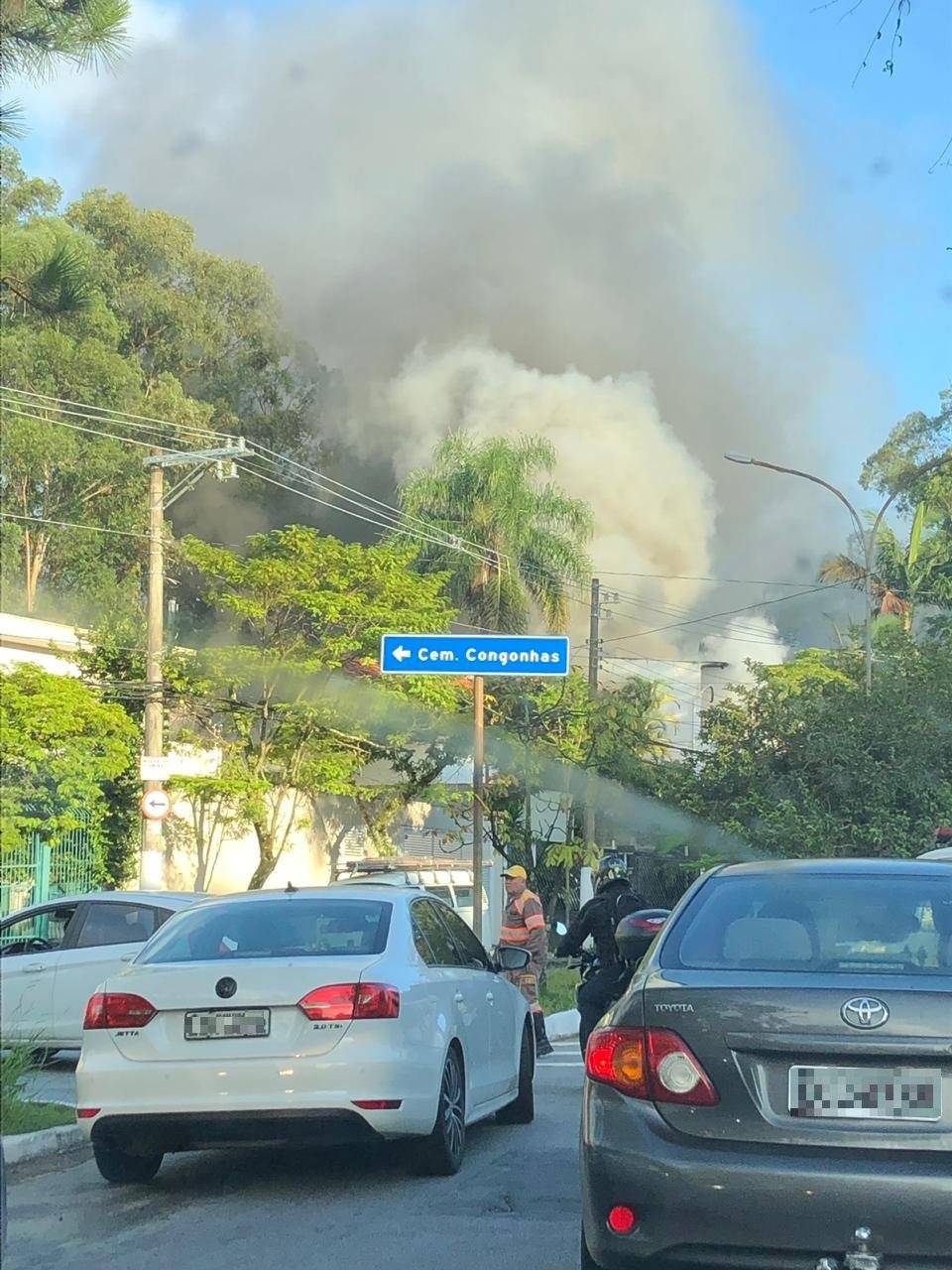 incêndio zona sul