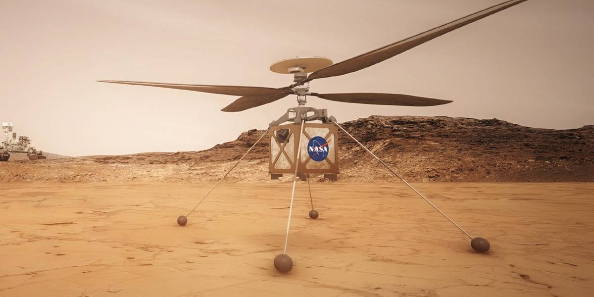 NASA prueba helicóptero que volará en Marte NASA prueba helicóptero que volará en Marte
