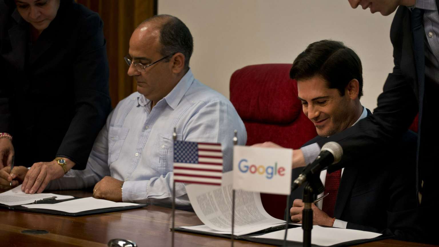 Google y Cuba firmaron acuerdo para mejorar el tráfico de internet en la isla Google y Cuba firmaron acuerdo para mejorar el tráfico de internet en la isla