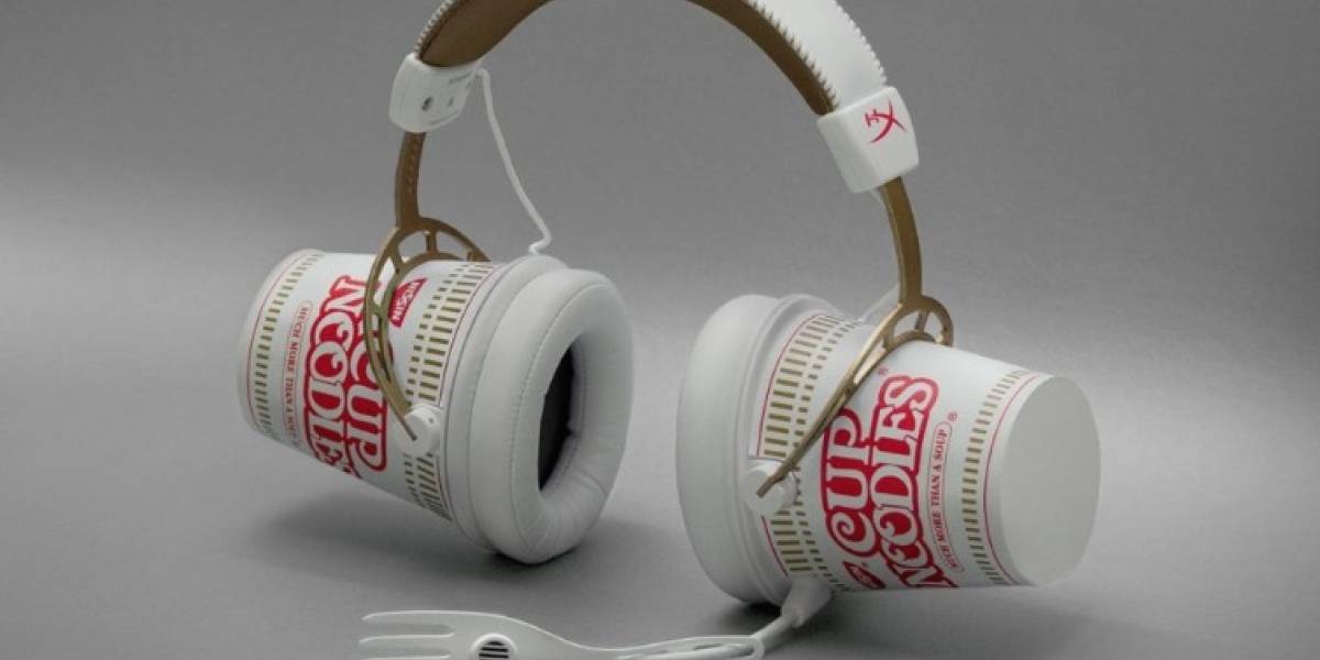 HyperX y Cup Noodles hacen equipo para traer audífonos en forma de sopa