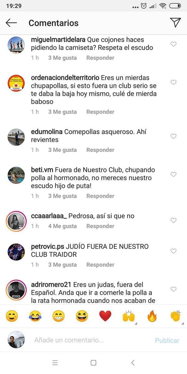 Insultos contra Pedrosa