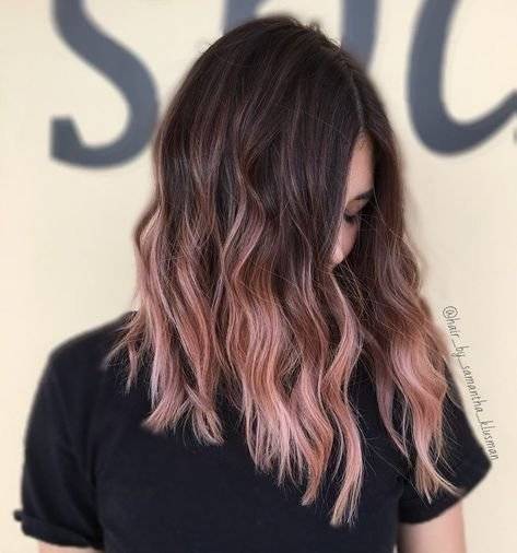 Cabello rose gold