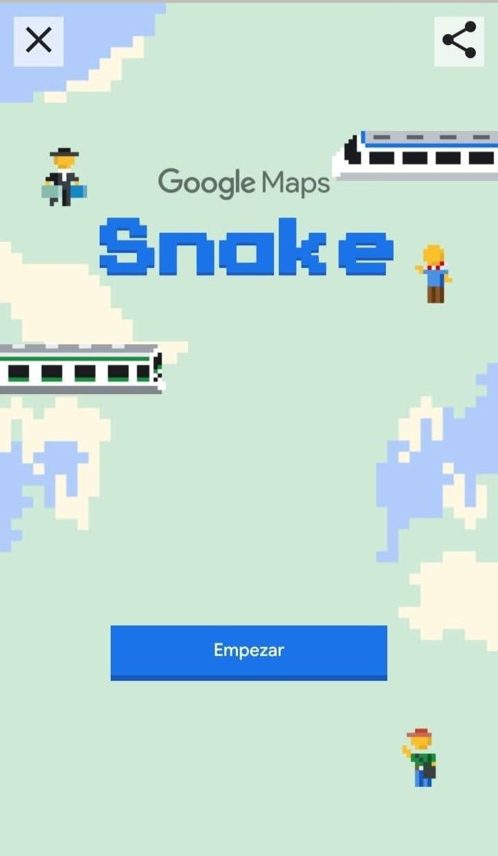 Google Maps añade de forma oculta el juego Snake por el April