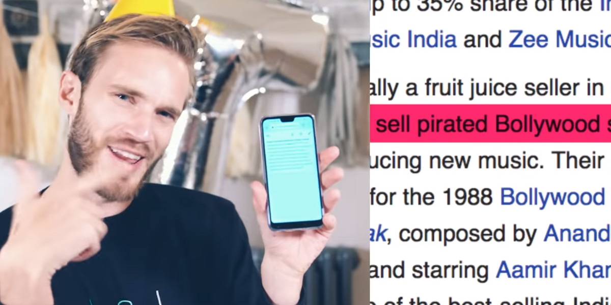 PewDiePie es destronado por T-Series como el canal más popular de YouTube PewDiePie es destronado por T-Series como el canal más popular de YouTube