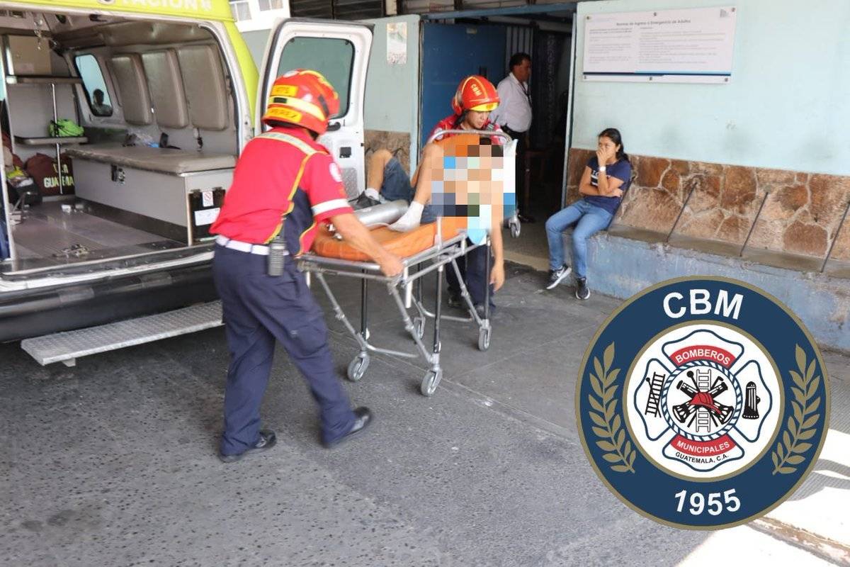 menor herido de bala en zona 18