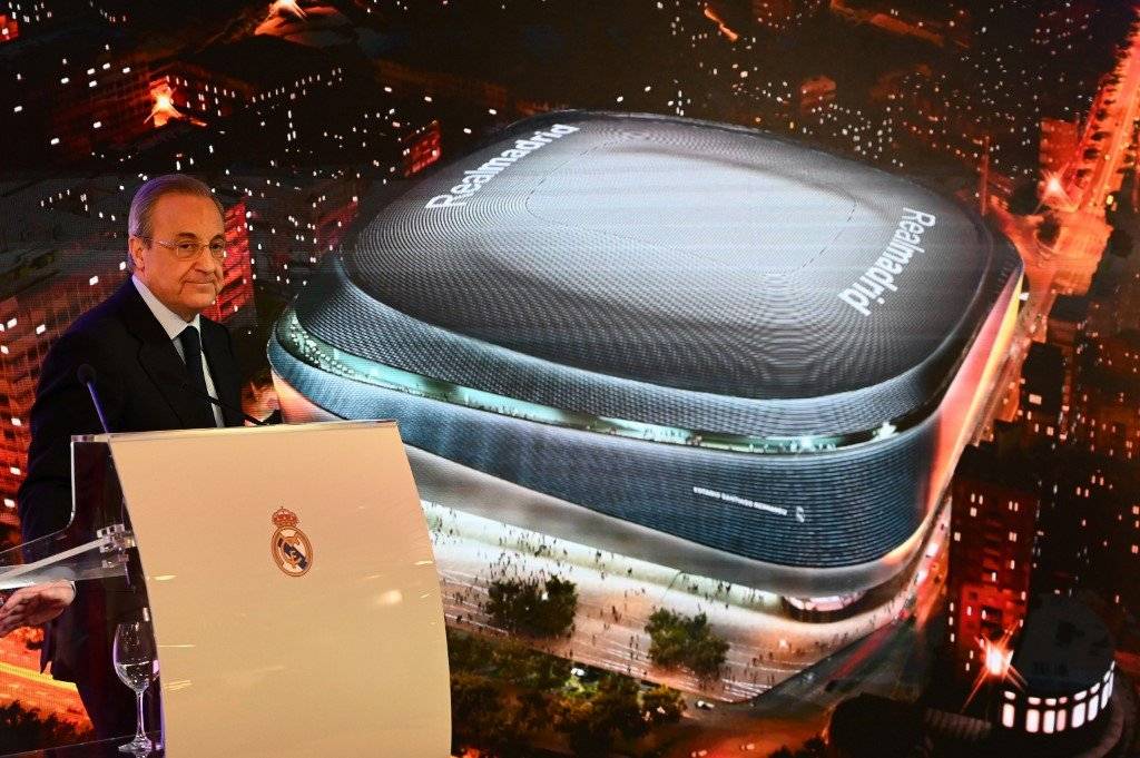 Florentino Pérez presenta el nuevo Santiago Bernabéu