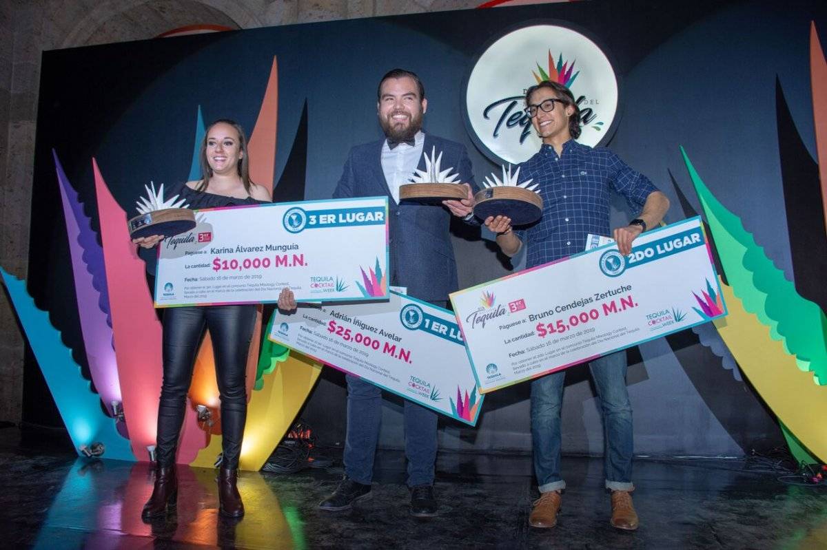 Ganadores del concurso de mixología