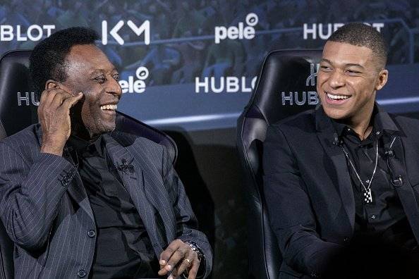 Pelé y Mbappé