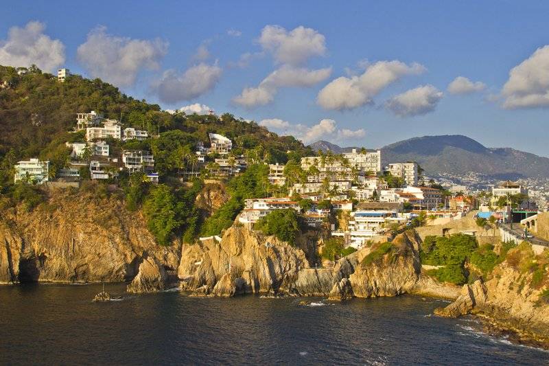 Vista del puerto de Acapulco