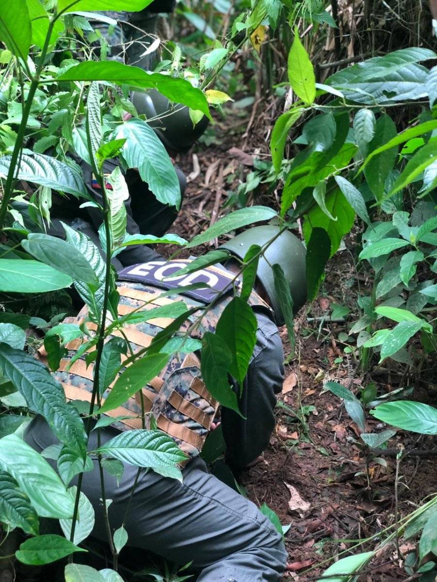 Trampa explosiva en Mataje
