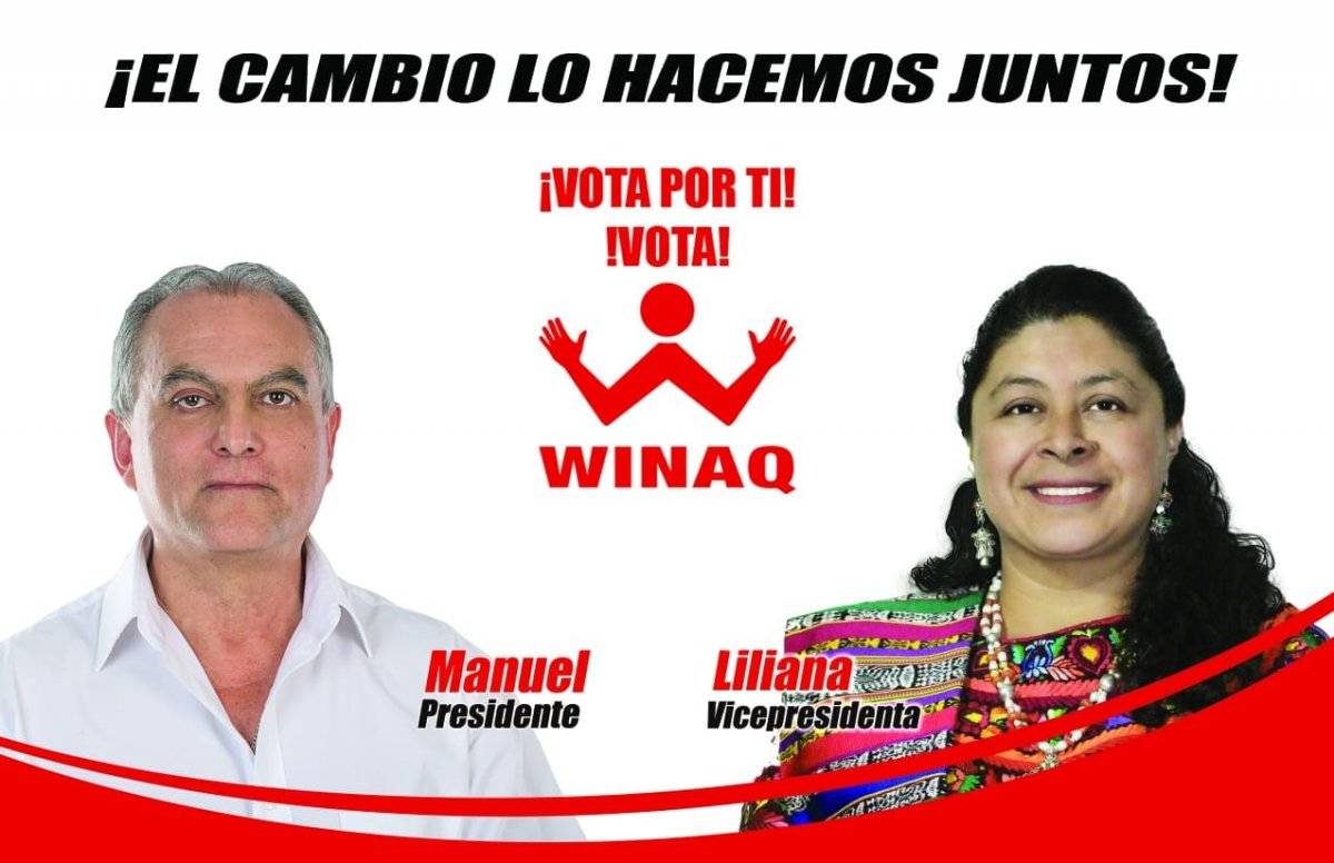 Binomio presidencial Winaq