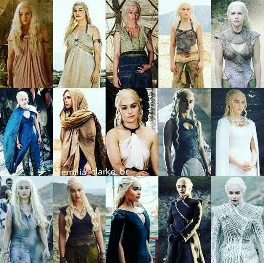 daenerys targaryen style evolution