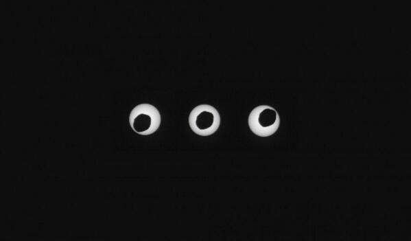 Robot de la NASA captó dos eclipses solares en el planeta Marte Robot de la NASA captó dos eclipses solares en el planeta Marte