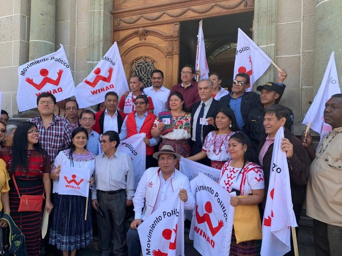 Binomio presidencial Winaq