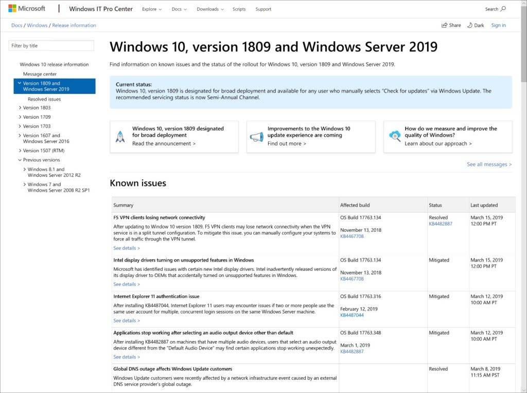 Windows 10 se actualizará en mayo de 2019 incluyendo mayor control a los usuarios sobre estas Windows 10 se actualizará en mayo de 2019 incluyendo mayor control a los usuarios sobre estas