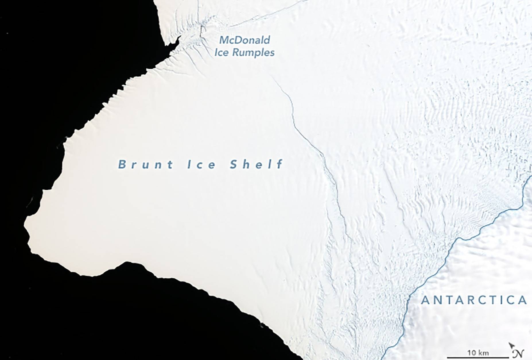 Iceberg equivalente a dos veces Nueva York se desprenderá de la Antártida Iceberg equivalente a dos veces Nueva York se desprenderá de la Antártida