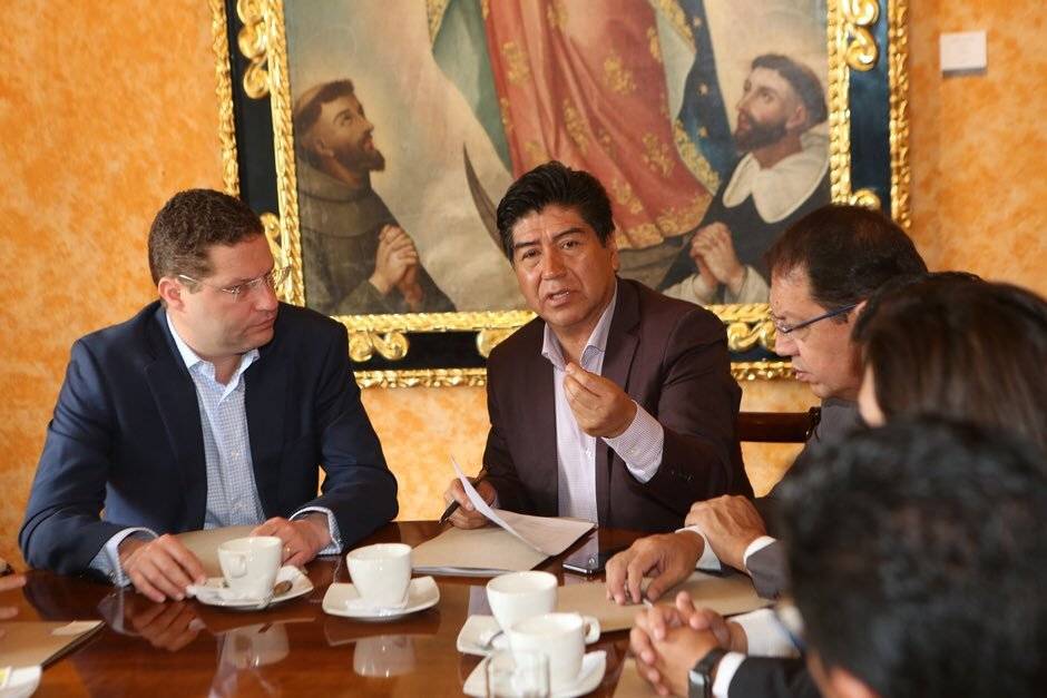 Mauricio Rodas y Jorge Yunda