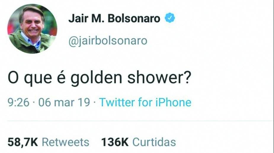 Golden Shower Bolsonaro