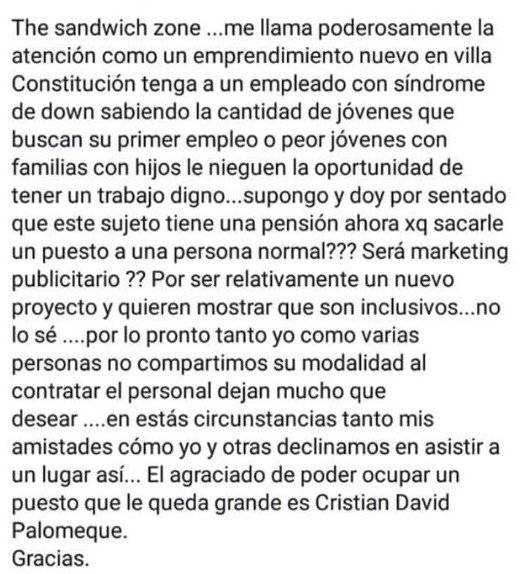 horrible publicación
