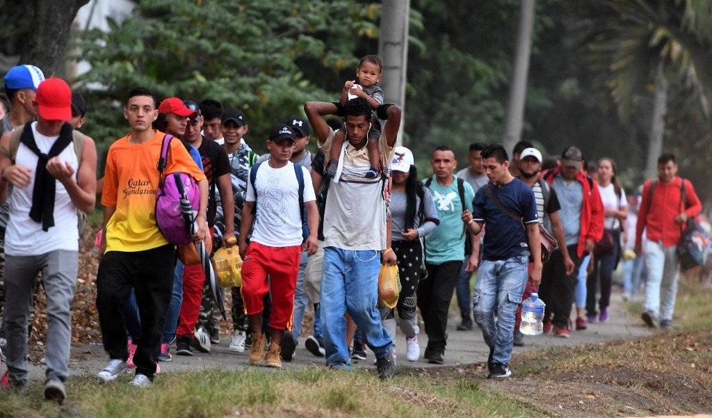 Caravana de migrantes.